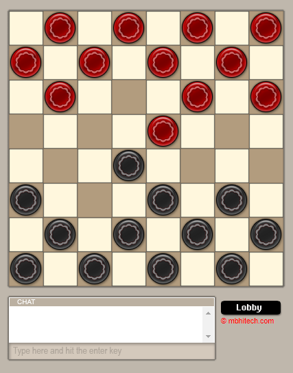 multiplayer checkers game