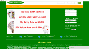 image for showing frontend side of indian rummy game